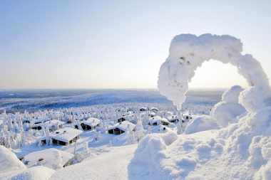 Schneeglitzern in Iso-Syöte